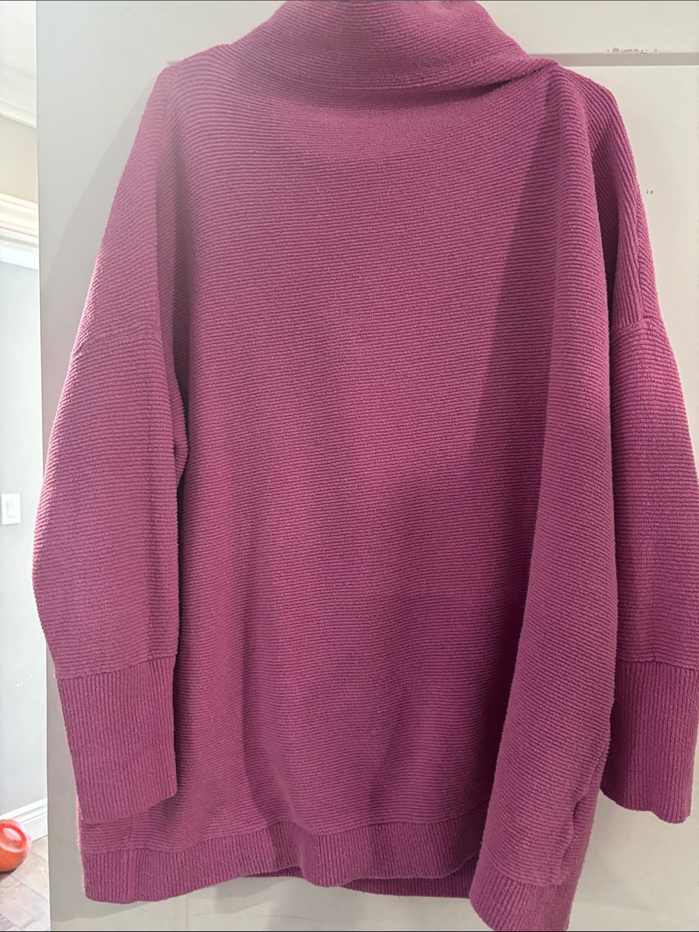 Free people Slouchy Tunic -Oversized Ribbed Sweater - Pink